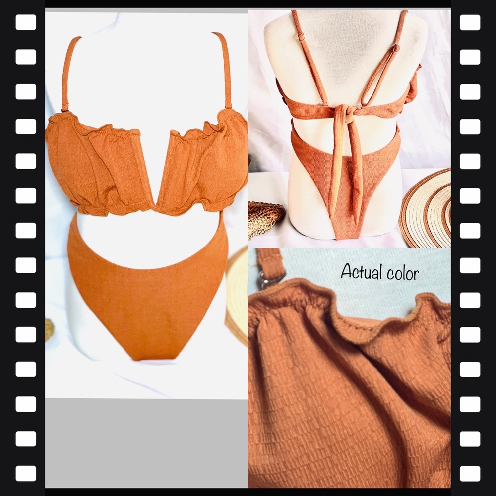 Women’s bikini with adjustable straps. New. Size M.